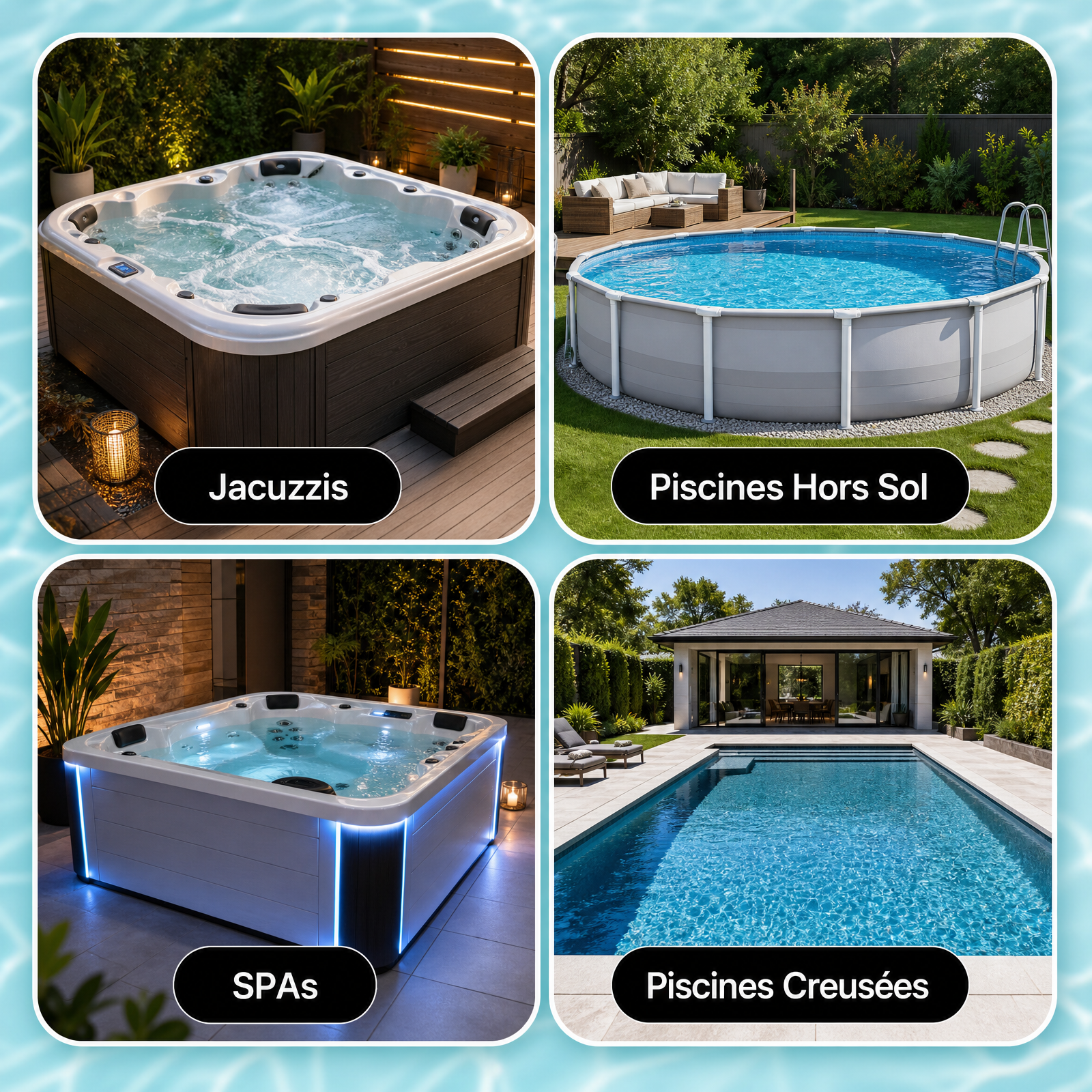 Todo en Uno Limpieza para Piscinas, Spas & Estanques
