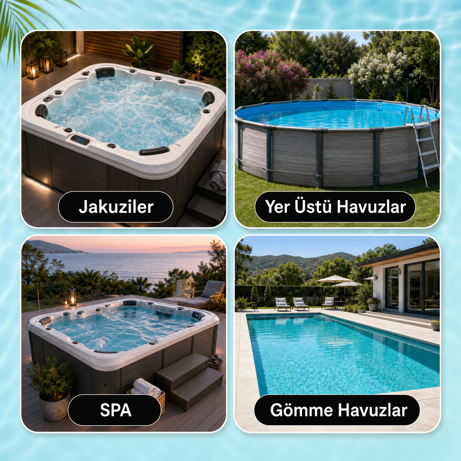 Todo en Uno Limpieza para Piscinas, Spas & Estanques