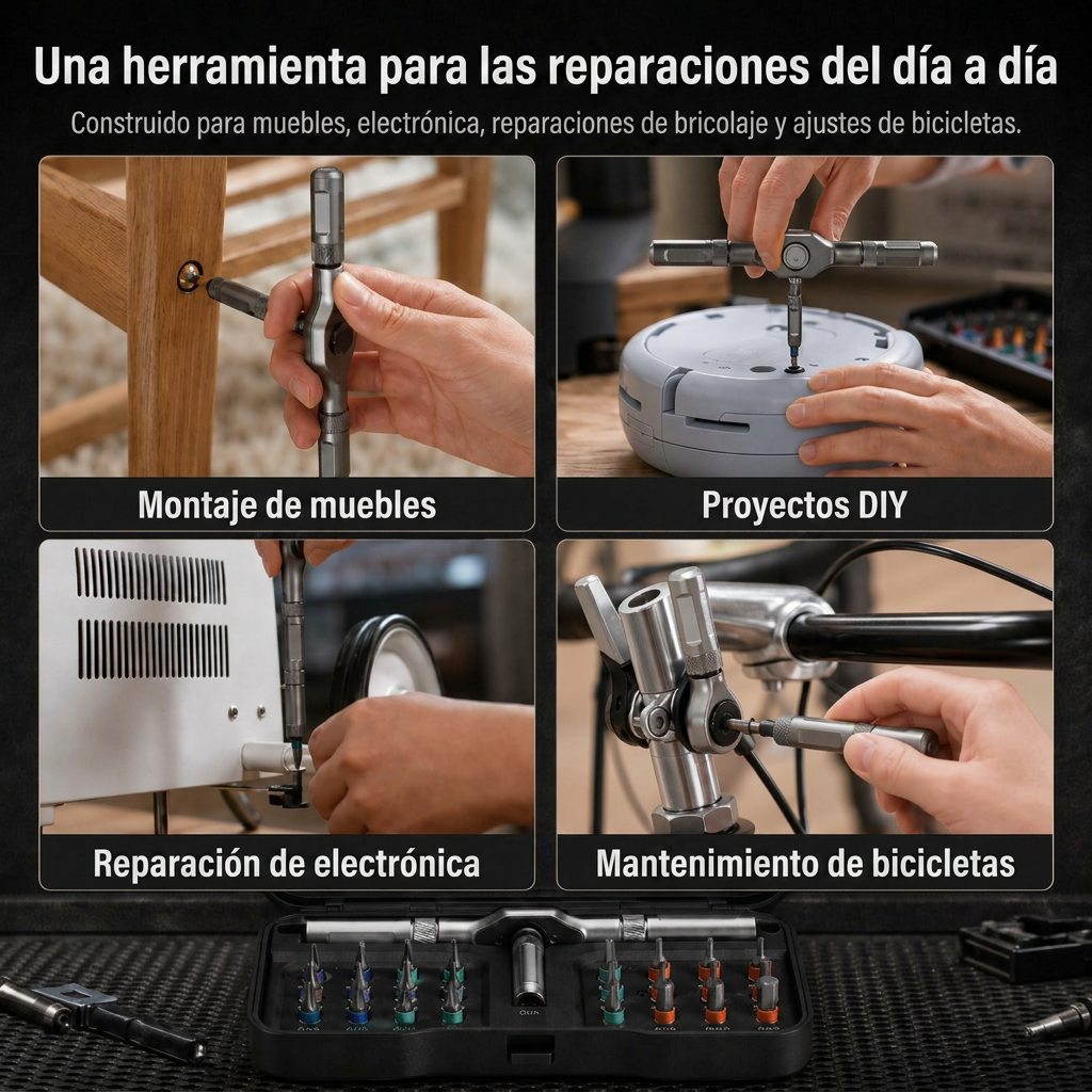 Una herramienta. Todas las reparaciones del día a día.