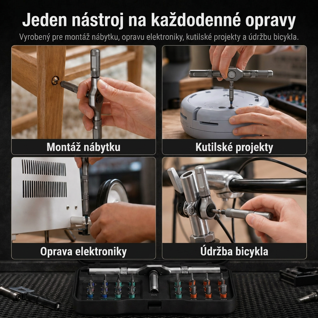 Jedno náradie. Všetky každodenné opravy.