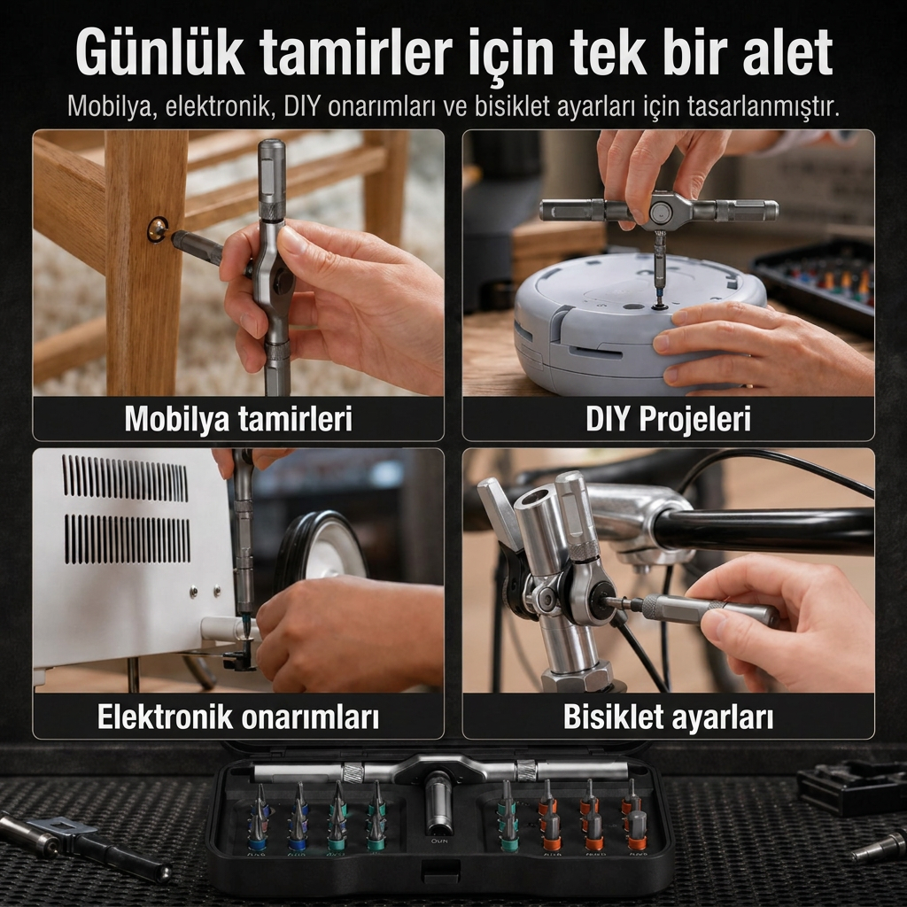 Tek alet. Tüm günlük tamiratlar.