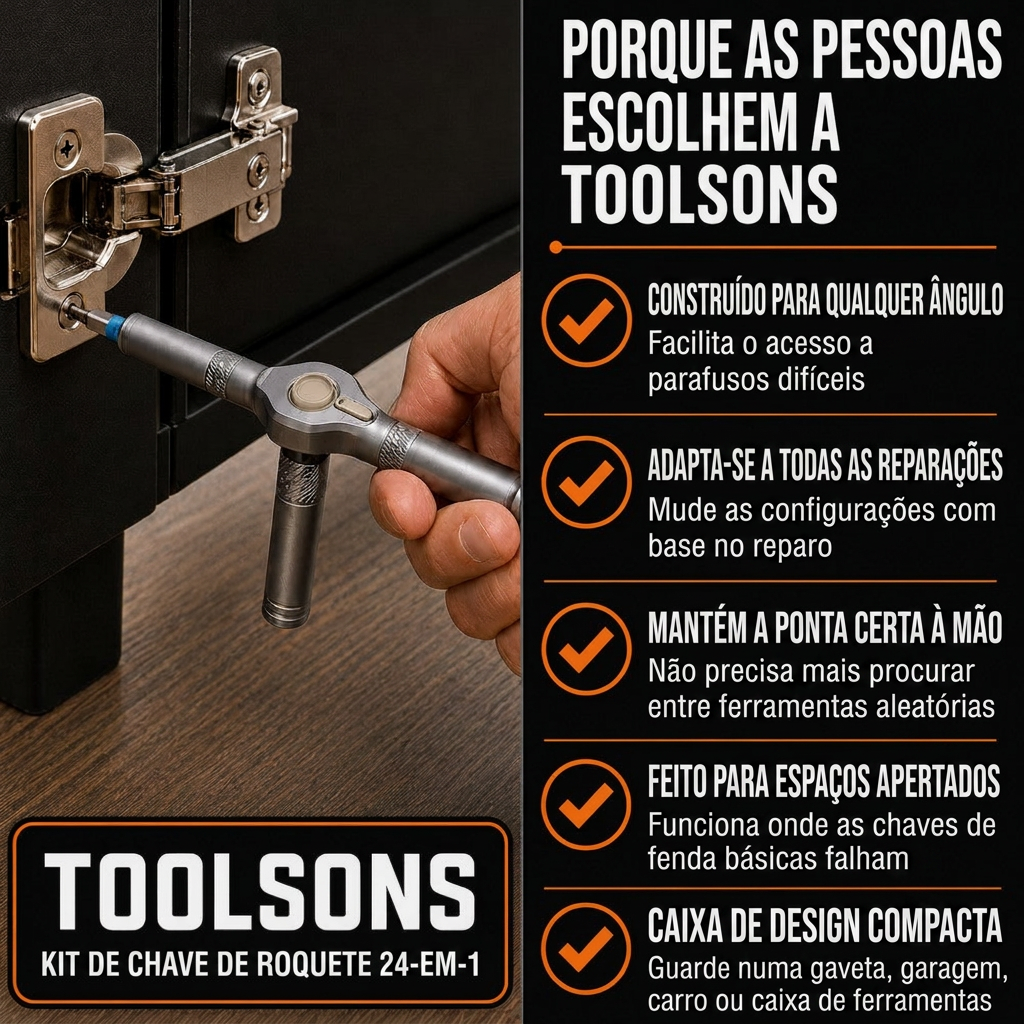 Porque milhares já trocaram a caixa de ferramentas pelo Toolsons